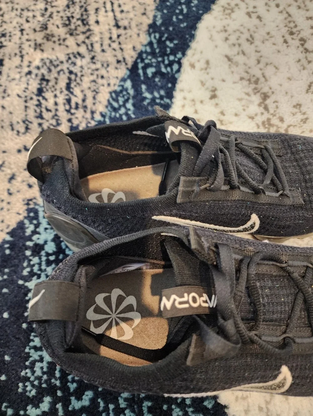 Nike Air Vapormax 2021 Flyknit Black DC4112-002 Women's US Size 9 Sneakers Shoes
